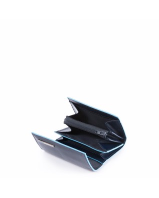 Porta carte di credito PIQUADRO - Astuccino in pelle - Blu - 2