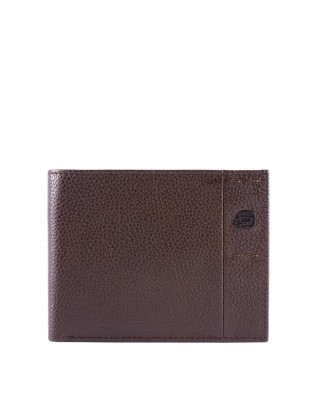 Portafogli Uomo PIQUADRO - Portafoglio uomo con porta monete in