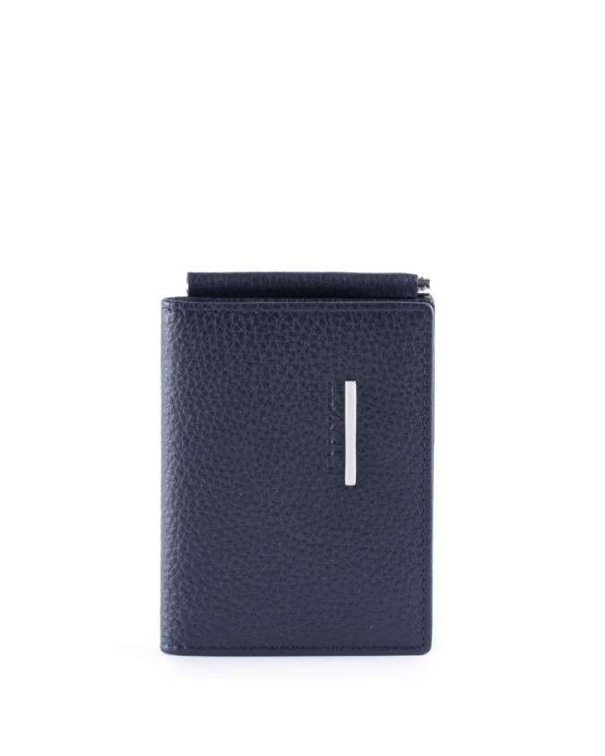 Piquadro Portafoglio in pelle con fermasoldi Modus - Blu - PU3890MO/BLU |  Studioarch.com