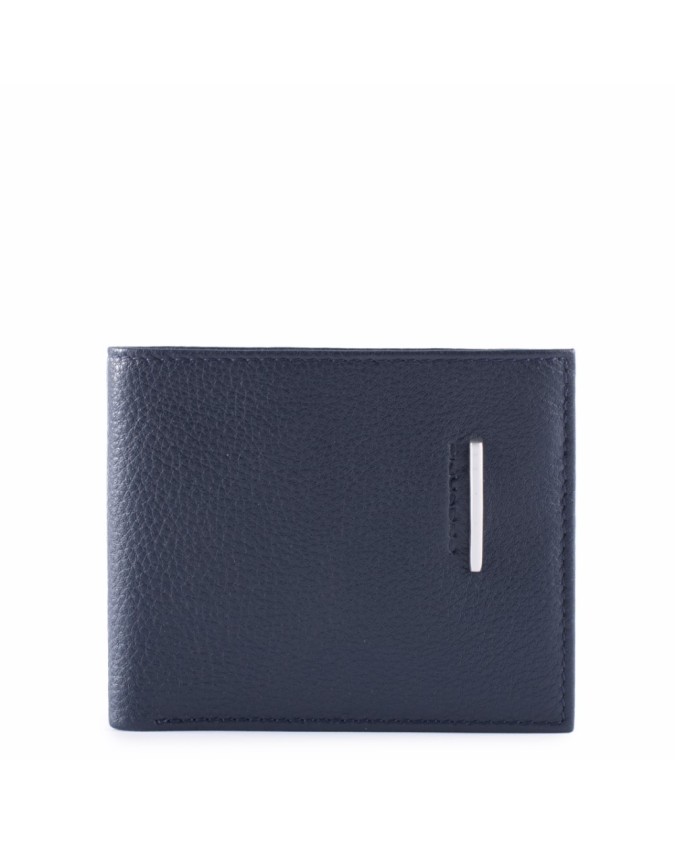 PIQUADRO - Portafoglio uomo con porta spiccioli in pelle - Blu -  PU4188MO/BLU