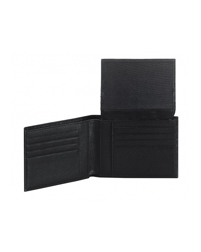 PIQUADRO - Portafoglio uomo con porta documenti nero - Nero - PU1517MO/N su