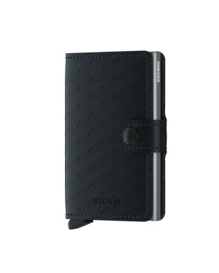 Secrid - Portafoglio mini in pelle e alluminio Miniwallet Optical