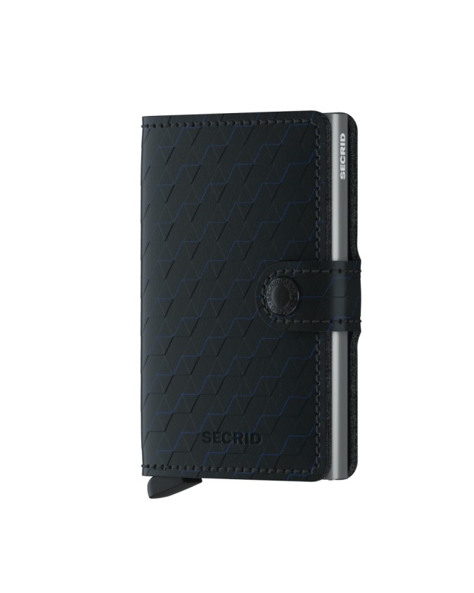 Secrid - Portafoglio mini in pelle e alluminio Miniwallet Optical