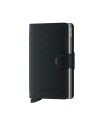 Secrid - Portafoglio mini in pelle e alluminio Miniwallet Optical
