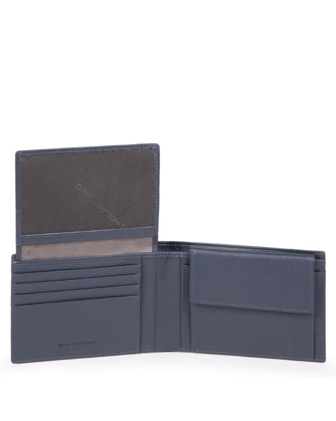 Portafogli Uomo Piquadro - Portafoglio uomo con porta