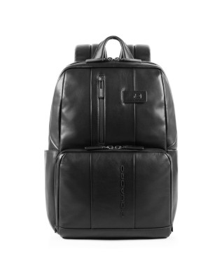 Piquadro - Urban-Rucksack aus Leder mit Fach für einen