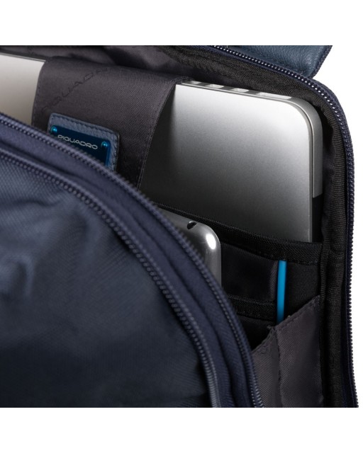 Piquadro - Zaino sottile espandibile personalizzabile porta Akron -  CA5102AO | Studioarch.com