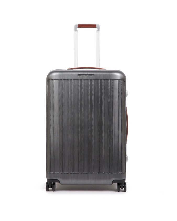 Piquadro Valigia Trolley grande rigida a quattro ruote Relyght Plus -  BV5029PC2P | Studioarch.com