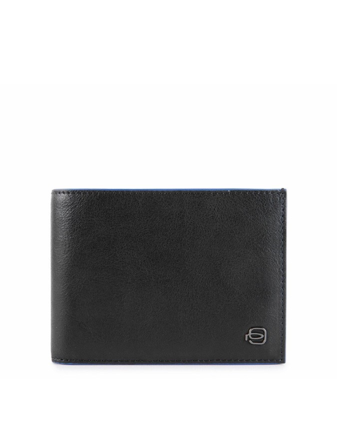 Piquadro Portafoglio uomo con portamonete e protezione anti-frode RFID Blue  Square - PU257B2SR | Studioarch.com