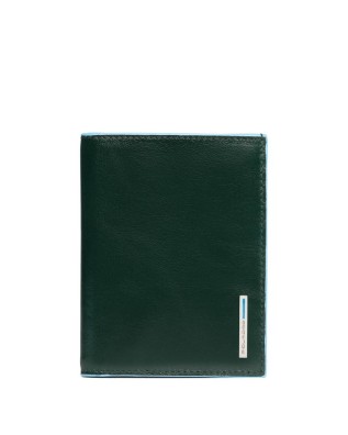 Piquadro - Portafoglio uomo con porta monete, porta carte Blue Square