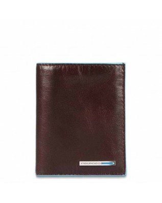 Piquadro - Portafoglio uomo con porta monete, porta carte Blue Square