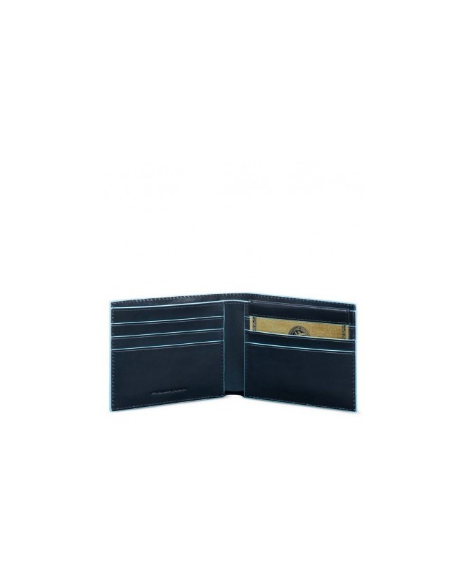 Piquadro - Portafoglio uomo con portadocumenti rimovibile Blue Square -