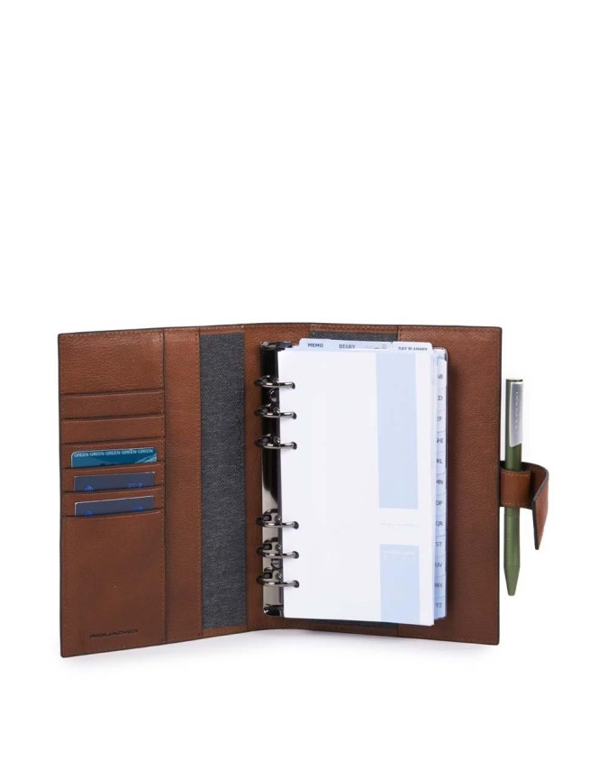 Agende e Portadocumenti PIQUADRO - Organizer medio con patta