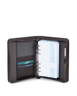 Agende e Portadocumenti Piquadro Organizer con chiusura a zip - 2