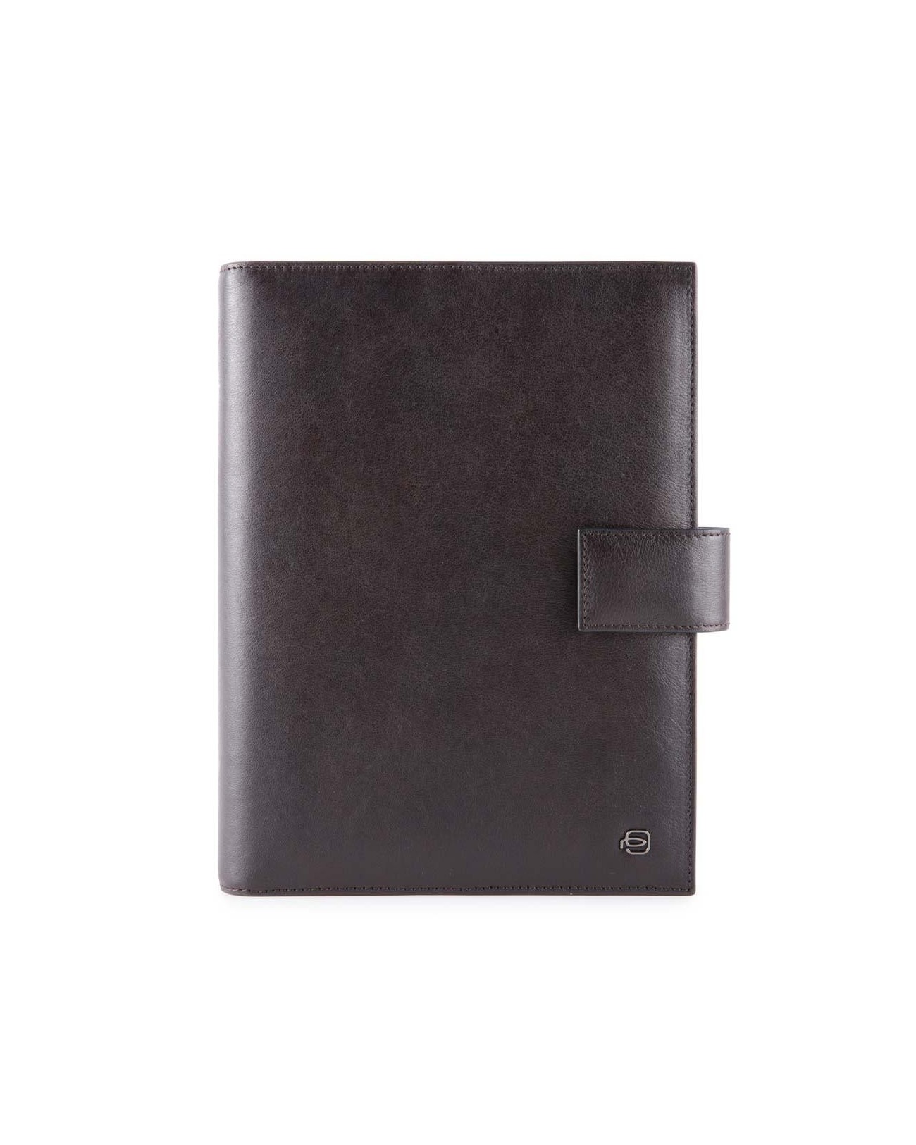 PIQUADRO - Organizer grande con patta, porta penne - Testa di moro -