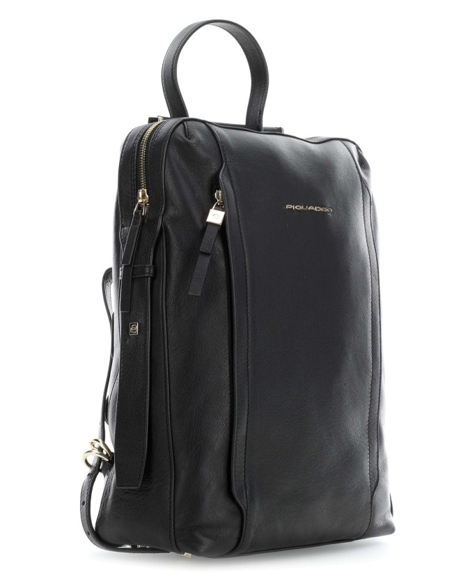 PIQUADRO - Zaino in Pelle porta PC 14\