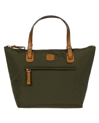  Bric's - Borsa Shopper Piccola in Nylon con Tasca Frontale