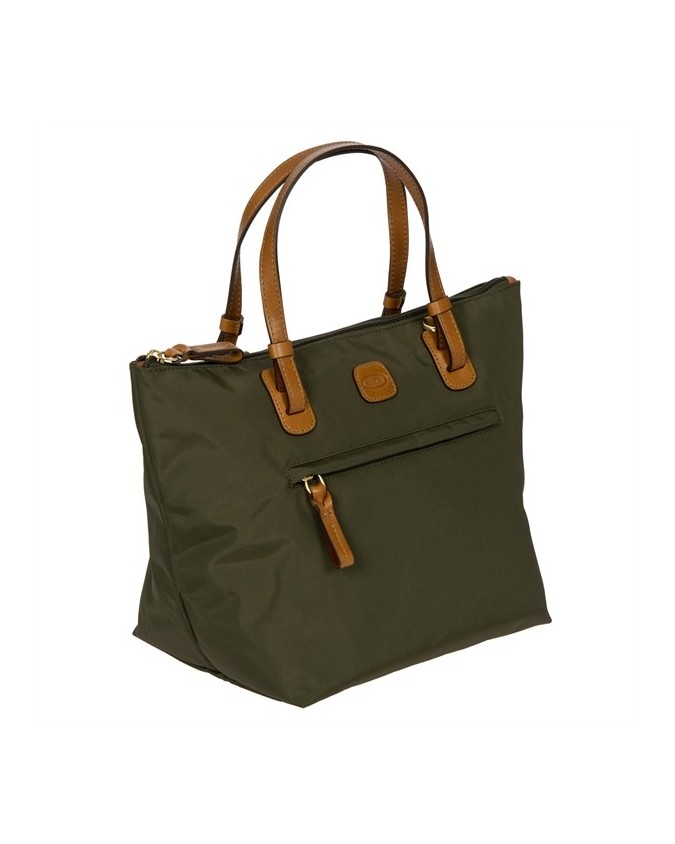 Bric's - Small Nylon Shopper Bag with Front Pocket by X-Bag