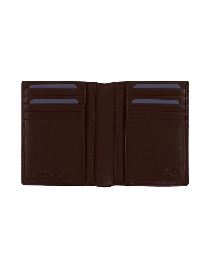Bric's - Vertical wallet made of vegetable-tanned leather