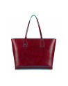 Piquadro - Shopping bag con compartimento porta iPad®mini Blue Square