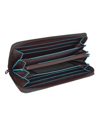 Piquadro - Portafogli Donna a quattro soffietti in pelle Blue Square 2