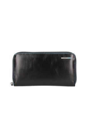 Piquadro - Portafogli Donna a quattro soffietti in pelle Blue Square