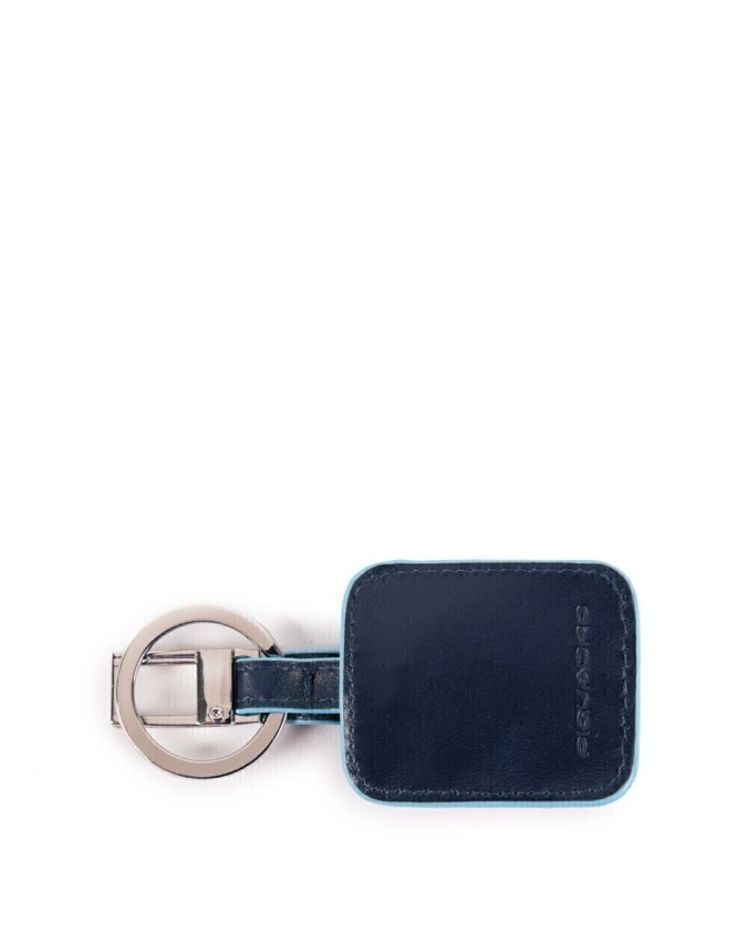Portachiavi Piquadro - Portachiavi in pelle Blue Square con