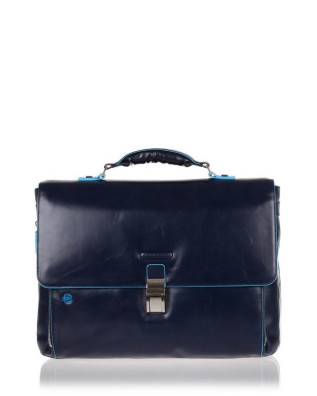 PIQUADRO - Cartella in pelle con patta - CA3111B2