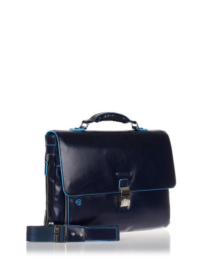 Cartella In Pelle Piquadro Verde/blu CA4577W92/VEBLU