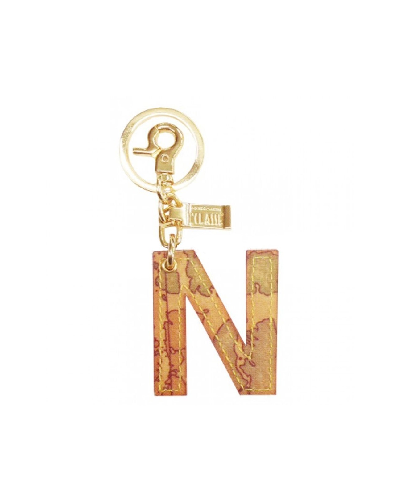 Alviero Martini Prima Classe - Portachiavi Charm Lettera N Geo Classic