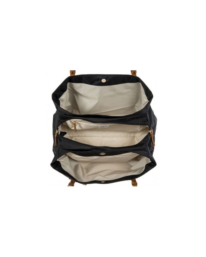 Bric's - Large Three-Compartment Nylon X-Bag Shoulder Bag
