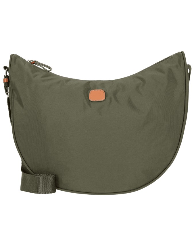 Bric's - Borsa a tracolla in nylon Mezzaluna Large
