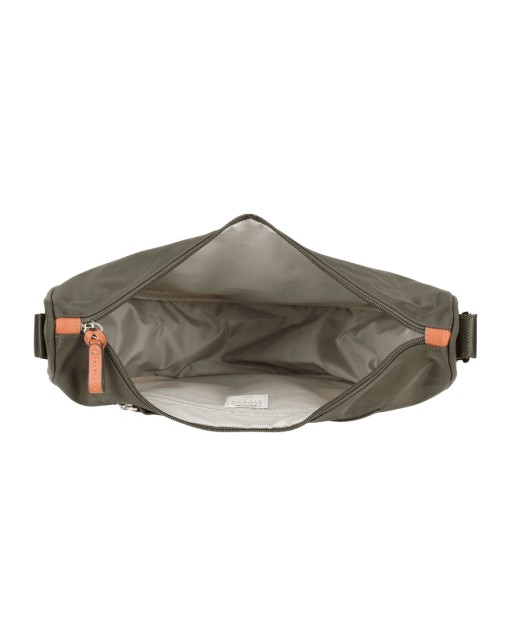 Bric's - Borsa a tracolla in nylon Mezzaluna Large