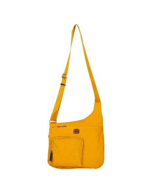  Bric's - Borsa a Tracolla in Nylon con Tasca Frontale Hipster