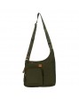 Bric's - Nylon Shoulder Bag with Front Pocket: Hipster X-Bag