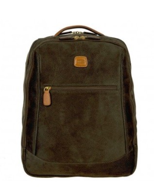  Bric's - Zaino Porta Pc 15.6" con Tasca Posteriore in Tessuto