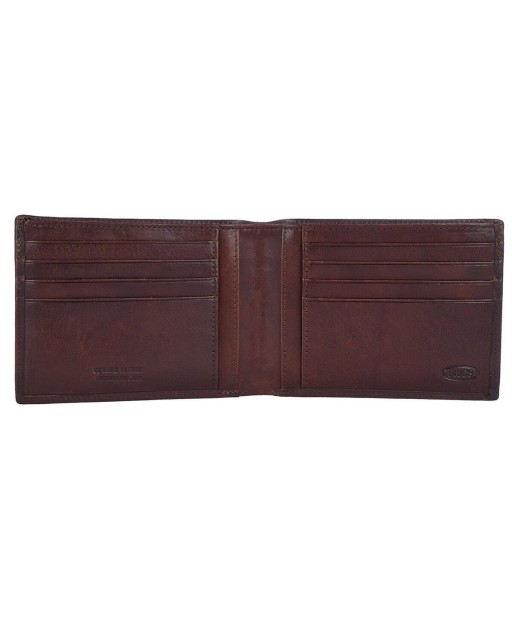 Bric's - Horizontal wallet made of vegetable-tanned leather