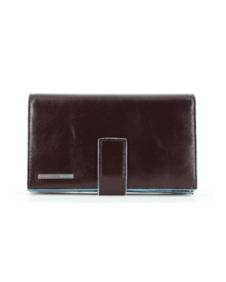 PIQUADRO - Portafoglio donna con porta monete e carte - Mogano 2
