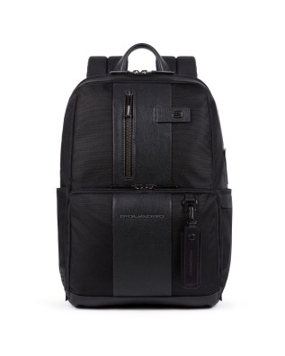 Zaini Porta PC Piquadro - Zaino in pelle e tessuto All-tech