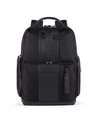 Zaini Porta PC Piquadro - Zaino iconico all-tech in pelle e