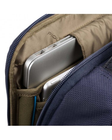 Piquadro - Zaino Medio porta PC 15,6'' e porta iPad® in tessuto riciclato Brief 2 2