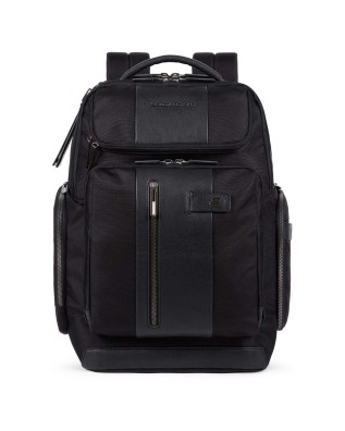 Zaini Porta PC Piquadro - Zaino fast-check Brief 2 con placca