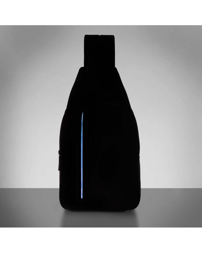 Piquadro - Monospalla in pelle Urban con luce Led
