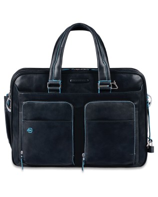 Piquadro Borsa porta PC 15" espandibile con tracolla Blue Square