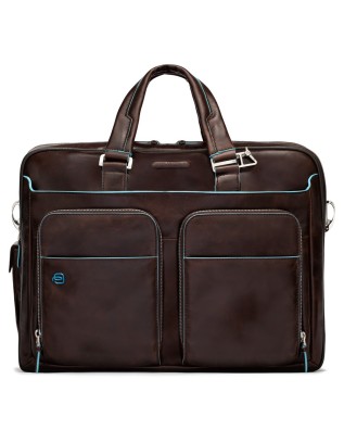 Piquadro Borsa porta PC 15" espandibile con tracolla Blue Square