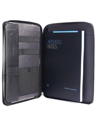 Agende e Portadocumenti Piquadro - Portablocco Brief 2 A4 porta 2
