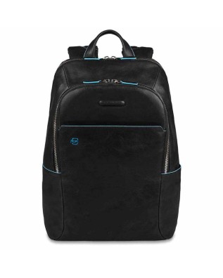 Piquadro -  Zaino in pelle porta computer 14'' Blue Square 2