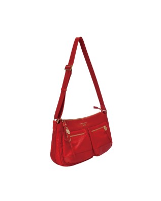 BORSE DA DONNA Nannini - Borsa a tracolla nylon doppia tasca 2