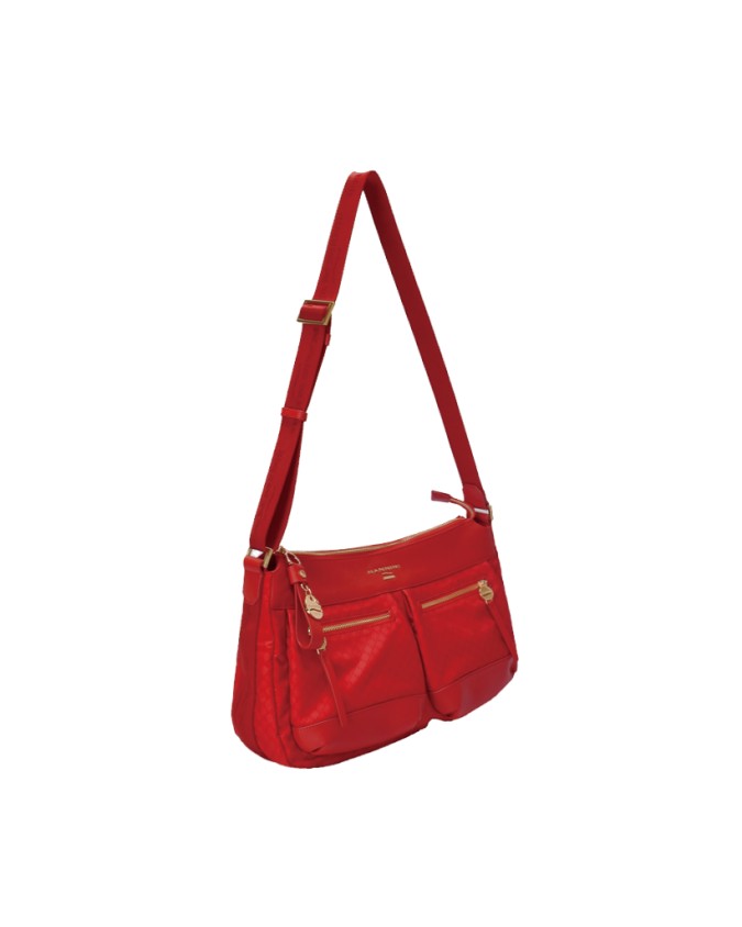 BORSE DA DONNA Nannini - Borsa a tracolla nylon doppia tasca