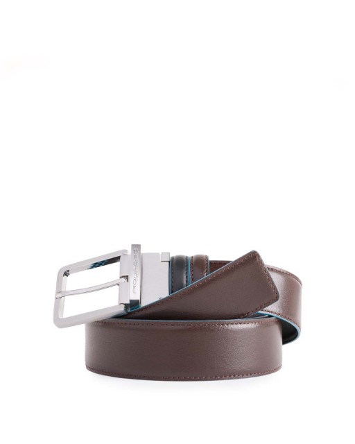 Cinture Piquadro - Cintura uomo reversibile con fibbia ad